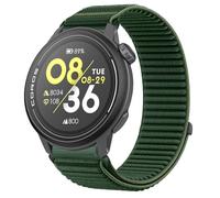 GIOPUEY Bracelet Compatible avec COROS Pace 3, Nylon Réglable Boucle Nylon Respirant Sport Loop Bracelet Extérieur Strap Band - DarkGreen