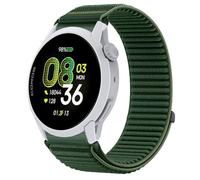 GIOPUEY Bracelet Compatible avec COROS Pace 4, Nylon Réglable Boucle Nylon Respirant Sport Loop Bracelet Extérieur Strap Band - DarkGreen