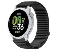 GIOPUEY Bracelet Compatible avec COROS Pace 4, Nylon Réglable Boucle Nylon Respirant Sport Loop Bracelet Extérieur Strap Band - Black