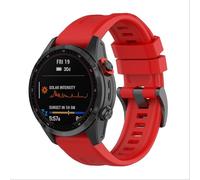 GIOPUEY Bracelet Compatible avec COROS VERTIX 2/2S, Souple Silicone Sangle Bracelet [Résistant à l'usure] [Respirant] Montre Bracelet - Red