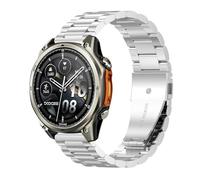 GIOPUEY Bracelet Compatible avec DOOGEE Anywise W1/W1 Pro, Acier Inoxydable Sangle Bracelet [Résistant à l'usure] - Silver