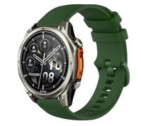 GIOPUEY Bracelet Compatible avec DOOGEE Anywise W1/W1 Pro, Souple Silicone Sangle Bracelet [Résistant à l'usure] [Respirant] - Dark Green