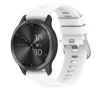 GIOPUEY Bracelet Compatible avec Garmin Approach S50/S44, Souple Silicone Sangle Bracelet [Résistant à l'usure] [Respirant] Montre Bracelet - White