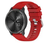GIOPUEY Bracelet Compatible avec Garmin Approach S50/S44, Souple Silicone Sangle Bracelet [Résistant à l'usure] [Respirant] Montre Bracelet - Red