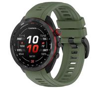 GIOPUEY Bracelet Compatible avec Garmin Approach S70 47mm, Souple Silicone Sangle Bracelet [Résistant à l'usure] [Respirant] Montre Bracelet - Army Green