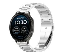 GIOPUEY Bracelet Compatible avec Garmin D2 Air X15, Acier Inoxydable Sangle Bracelet [Résistant à l'usure] - Silver