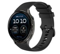 GIOPUEY Bracelet Compatible avec Garmin D2 Air X15, Souple Silicone Sangle Bracelet [Résistant à l'usure] [Respirant] - Black