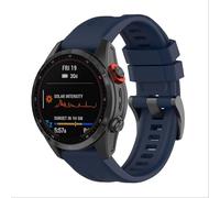 GIOPUEY Bracelet Compatible avec Garmin Fenix 8 47MM/Fenix E 47MM, Souple Silicone Sangle Bracelet [Résistant à l'usure] [Respirant] Montre Bracelet - Midnight Blue