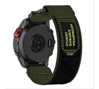 GIOPUEY Bracelet Compatible avec Garmin Fenix 8 51MM/Enduro 3, Sangle tressée en Nylon Doux [Unisexe] - Green