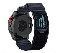 GIOPUEY Bracelet Compatible avec Garmin Instinct 3 45mm/E 45mm, Sangle tressée en Nylon Doux [Unisexe] - Blue