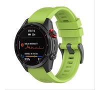 GIOPUEY Bracelet Compatible avec Garmin Instinct 3 45mm/E 45mm, Souple Silicone Sangle Bracelet [Résistant à l'usure] [Respirant] Montre Bracelet - Lime Colored