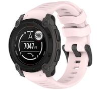 GIOPUEY Bracelet Compatible avec Garmin instinct E 40mm, Souple silicone Sangle Bracelet [Résistant à l'usure] [Respirant] - Pink