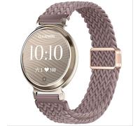 GIOPUEY Bracelet Compatible avec Garmin Lily 2/Claasic/Active, Sangle tressée en Nylon Doux [Unisexe] - Purple