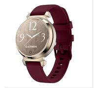 GIOPUEY Bracelet Compatible avec Garmin Lily 2/Claasic/Active, Souple Silicone Sangle Bracelet [Résistant à l'usure] [Respirant] Montre Bracelet - Wine Red