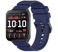 GIOPUEY Bracelet Compatible avec Garmin Venu X1, Souple silicone Sangle Bracelet [Résistant à l'usure] [Respirant] - dark blue