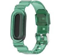GIOPUEY Bracelet Compatible avec Google Fitbit Air, Souple Silicone Sangle Bracelet [Résistant à l'usure] [Respirant] - Clear Green