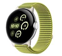 GIOPUEY Bracelet Compatible avec Google Pixel Watch 4/3/2/1 41mm, Sangle tressée en nylon doux [unisexe] - green