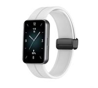 GIOPUEY Bracelet Compatible avec Honor Band 9, Souple Silicone Sangle Bracelet [Résistant à l'usure] [Respirant] Montre Bracelet - White