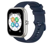 GIOPUEY Bracelet Compatible avec Honor Choice Haylou Watch, Souple Silicone Sangle Bracelet [Résistant à l'usure] [Respirant] - Dark Blue