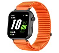 GIOPUEY Bracelet Compatible avec Honor Choice Watch 2i, Nylon Réglable Boucle Nylon Respirant Sport Loop Bracelet Extérieur Strap Band - Orange