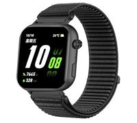 GIOPUEY Bracelet Compatible avec Honor Choice Watch 2i, Nylon Réglable Boucle Nylon Respirant Sport Loop Bracelet Extérieur Strap Band - Black