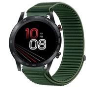 GIOPUEY Bracelet Compatible avec Honor Magic Watch 2 Pro 46mm, Nylon Réglable Boucle Nylon Respirant Sport Loop Bracelet Extérieur Strap Band - DarkGreen
