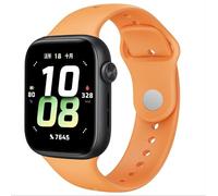 GIOPUEY Bracelet Compatible avec Honor Watch 5, Souple Silicone Sangle Bracelet [Résistant à l'usure] [Respirant] Montre Bracelet - Orange