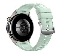 GIOPUEY Bracelet Compatible avec Huawei Watch 5 42mm, Souple silicone Sangle Bracelet [Résistant à l'usure] [Respirant] - green