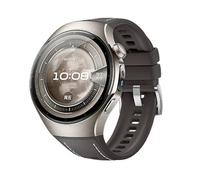 GIOPUEY Bracelet Compatible avec Huawei Watch 5 46mm, Souple silicone Sangle Bracelet [Résistant à l'usure] [Respirant] - grey