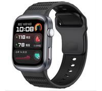 GIOPUEY Bracelet Compatible avec Huawei Watch D2, Souple Silicone Sangle Bracelet [Résistant à l'usure] [Respirant] Montre Bracelet - Black