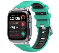 GIOPUEY Bracelet Compatible avec Huawei Watch D2, Souple TPU Sangle Bracelet [Conception de couleur d'épissage] - Blue/Black