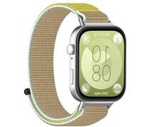 GIOPUEY Bracelet Compatible avec Huawei Watch Fit 3, Sangle tressée en Nylon Doux [Unisexe] - Yellow