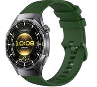 GIOPUEY Bracelet Compatible avec Huawei Watch GT 6 46mm/GT 6 Pro/GT5 46mm/GT5 Pro Souple silicone Sangle Bracelet [Résistant à l'usure] [Respirant] Montre Bracelet - Dark Green