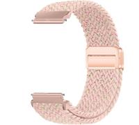 GIOPUEY Bracelet Compatible avec Huawei Watch GT 6/GT 5 41mm, Sangle tressée en nylon doux [unisexe] - Pink