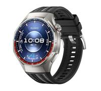 GIOPUEY Bracelet Compatible avec Huawei Watch GT 6 Pro, Souple Silicone Sangle Bracelet [Résistant à l'usure] [Respirant] - Black