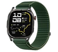 GIOPUEY Bracelet Compatible avec KOSPET Magic P10, Nylon Réglable Boucle Nylon Respirant Sport Loop Bracelet Extérieur Strap Band - DarkGreen