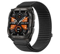 GIOPUEY Bracelet Compatible avec KOSPET Tank M4, Nylon Réglable Boucle Nylon Respirant Sport Loop Bracelet Extérieur Strap Band - Black