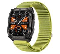 GIOPUEY Bracelet Compatible avec KOSPET Tank M4, Nylon Réglable Boucle Nylon Respirant Sport Loop Bracelet Extérieur Strap Band - Green