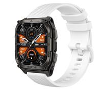 GIOPUEY Bracelet Compatible avec KOSPET Tank M4, Souple silicone Sangle Bracelet [Résistant à l'usure] [Respirant] - White