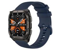 GIOPUEY Bracelet Compatible avec KOSPET Tank M4, Souple silicone Sangle Bracelet [Résistant à l'usure] [Respirant] - Dark Blue