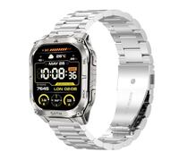 GIOPUEY Bracelet Compatible avec KOSPET Tank M4C, Acier Inoxydable Sangle Bracelet [Résistant à l'usure] - Silver