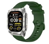 GIOPUEY Bracelet Compatible avec KOSPET Tank M4C, Souple Silicone Sangle Bracelet [Résistant à l'usure] [Respirant] - Dark Green