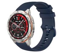 GIOPUEY Bracelet Compatible avec KOSPET TANK T3 ULTRA 2, 22mm Souple silicone Sangle Bracelet [Résistant à l'usure] [Respirant] - Dark Blue