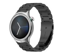 GIOPUEY Bracelet Compatible avec Motorola Moto Watch 2026, Acier inoxydable Sangle Bracelet [Résistant à l'usure] - black
