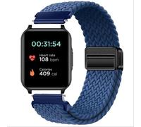 GIOPUEY Bracelet Compatible avec Motorola Moto Watch 70, Sangle tressée en Nylon Doux [Unisexe] - Blue