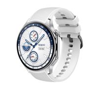 GIOPUEY Bracelet Compatible avec OnePlus Watch 2/2R, Silicone Souple Sangle Bracelet Blanc 22 millimètres - White