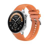 GIOPUEY Bracelet Compatible avec OnePlus Watch 3/2/2R/OPPO Watch X, Souple Silicone Sangle Bracelet [Résistant à l'usure] [Respirant] Montre Bracelet - Orange