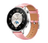 GIOPUEY Bracelet Compatible avec Oppo Watch X2 Mini, cuir véritable Sangle Montre Bracelet [Résistant à l'usure] [Respirant] - Pink
