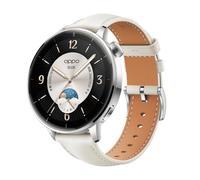 GIOPUEY Bracelet Compatible avec Oppo Watch X2 Mini, cuir véritable Sangle Montre Bracelet [Résistant à l'usure] [Respirant] - White