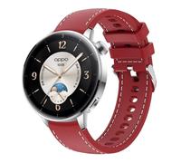 GIOPUEY Bracelet Compatible avec Oppo Watch X2 Mini, Souple silicone Sangle Bracelet [Résistant à l'usure] [Respirant] - red
